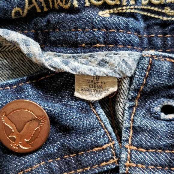 Vintage AEO Perfect Look Made To Last Denim Skirt - Picture 7 of 8